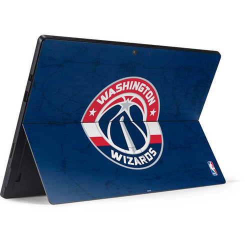 NBA Washington Wizards Blue Distressed Surface Pro 7 Skin