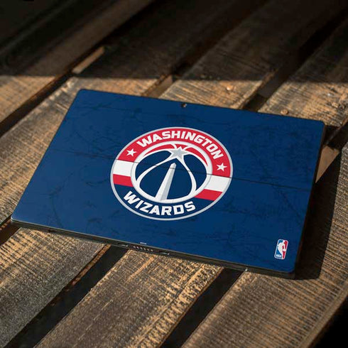 NBA Washington Wizards Blue Distressed Surface Pro 7 Skin