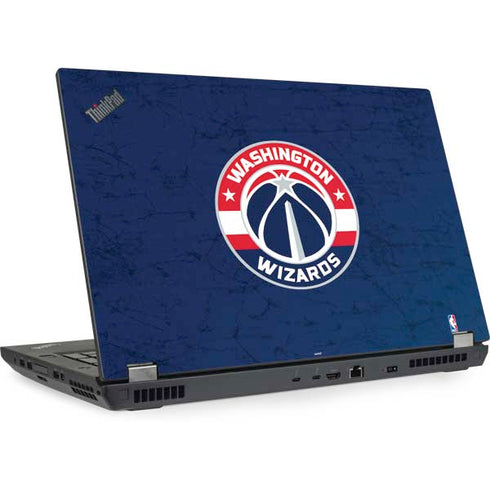 NBA Washington Wizards Blue Distressed Lenovo ThinkPad Skin
