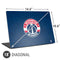 NBA Washington Wizards Blue Distressed Universal Laptop 18in (14.6 x 10.6in) Skin