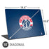NBA Washington Wizards Blue Distressed Universal Laptop 18in (14.6 x 10.6in) Skin