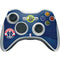 NBA Washington Wizards Blue Distressed Xbox 360 Wireless Controller Skin