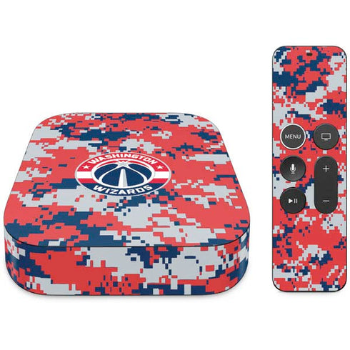 NBA Washington Wizards Camo Digi Apple TV Skin