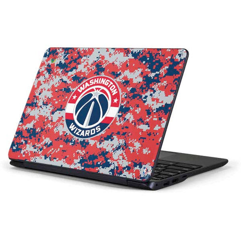 NBA Washington Wizards Camo Digi Samsung Chromebook Skin