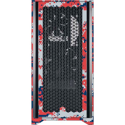 NBA Washington Wizards Camo Digi Corsair 4000D Tempered Glass Mid-Tower ATX Case Skin
