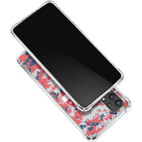 NBA Washington Wizards Camo Digi Galaxy A32 5G Clear Case