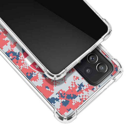 NBA Washington Wizards Camo Digi Galaxy A52 5G Clear Case