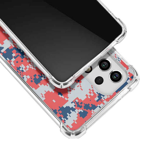 NBA Washington Wizards Camo Digi Galaxy A53 5G Clear Case