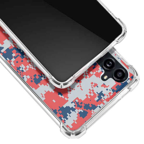 NBA Washington Wizards Camo Digi Galaxy A54 5G Clear Case