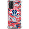 NBA Washington Wizards Camo Digi Galaxy A72 5G Clear Case