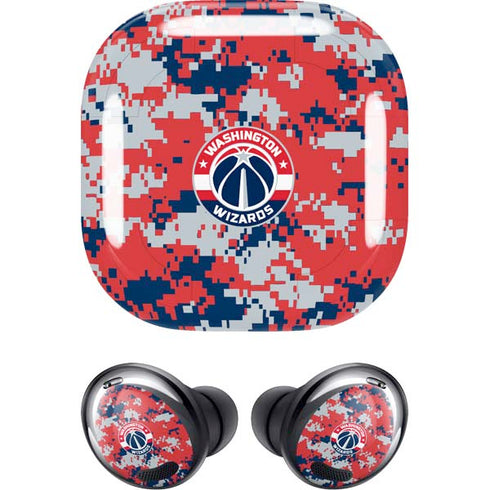 NBA Washington Wizards Camo Digi Galaxy Buds Pro Skin