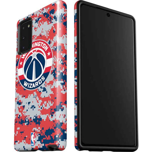 NBA Washington Wizards Camo Digi Galaxy Note20 5G Pro Case