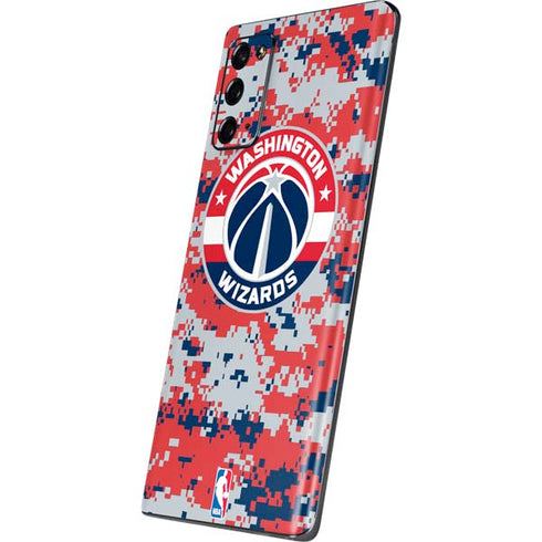 NBA Washington Wizards Camo Digi Galaxy Note20 5G Skin
