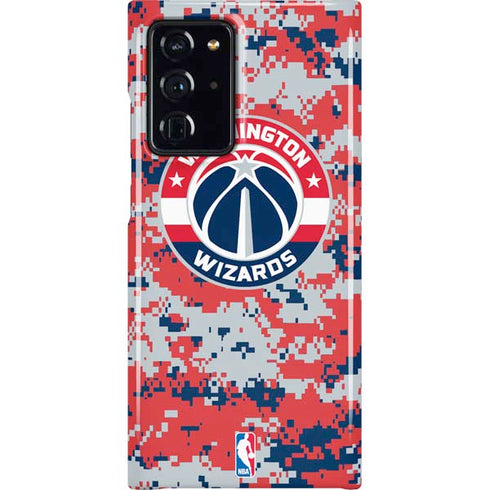NBA Washington Wizards Camo Digi Galaxy Note20 Ultra 5G Lite Case