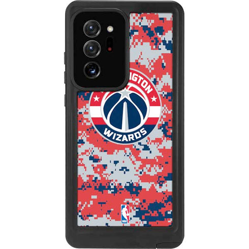 NBA Washington Wizards Camo Digi Galaxy Note20 Ultra 5G Waterproof Case