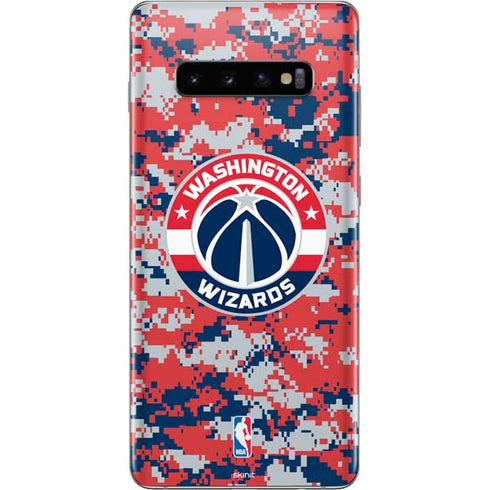 NBA Washington Wizards Camo Digi Galaxy S10 Plus Skin