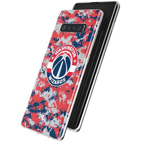 NBA Washington Wizards Camo Digi Galaxy S10 Plus Skin