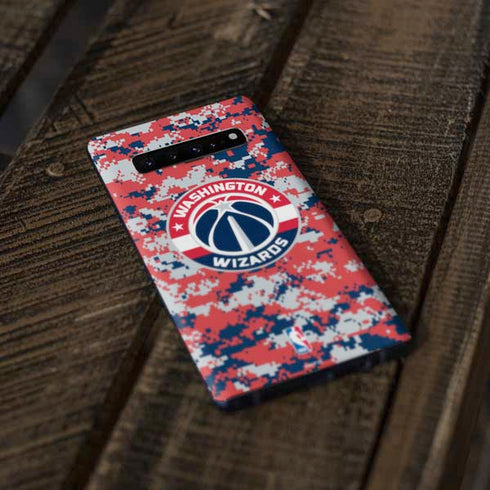 NBA Washington Wizards Camo Digi Galaxy S10 Skin