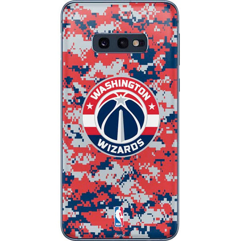 NBA Washington Wizards Camo Digi Galaxy S10e Skin
