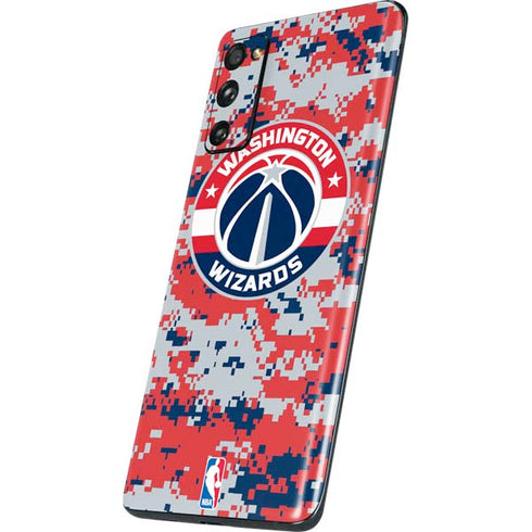 NBA Washington Wizards Camo Digi Galaxy S20 Fan Edition Skin