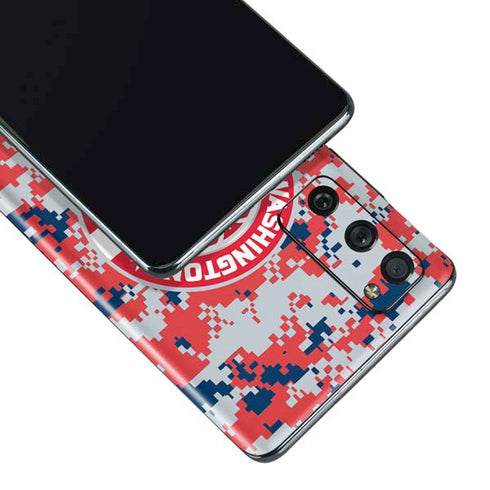 NBA Washington Wizards Camo Digi Galaxy S20 Fan Edition Skin