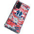 NBA Washington Wizards Camo Digi Galaxy S20 FE Clear Case