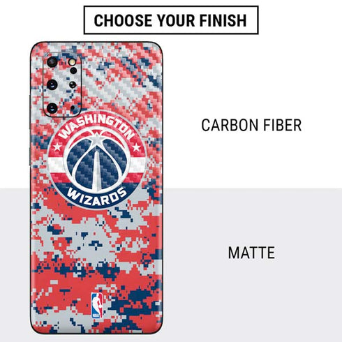 NBA Washington Wizards Camo Digi Galaxy S20 Plus Skin