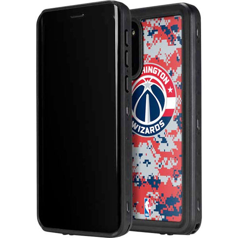 NBA Washington Wizards Camo Digi Galaxy S20 Plus Waterproof Case
