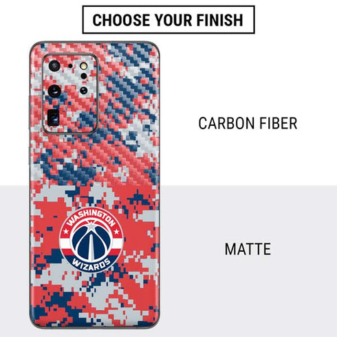 NBA Washington Wizards Camo Digi Galaxy S20 Ultra 5G Skin