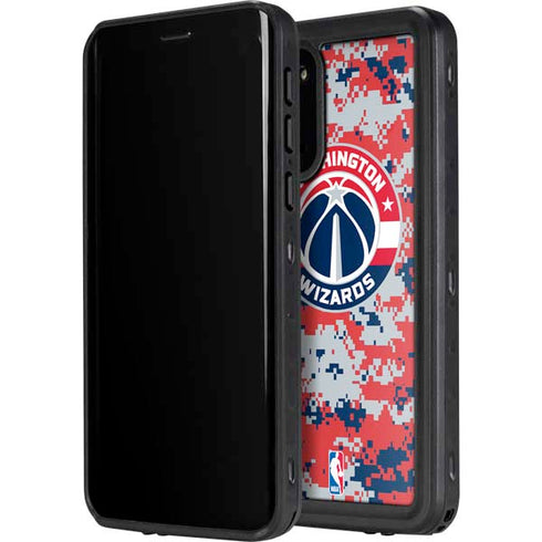 NBA Washington Wizards Camo Digi Galaxy S20 Waterproof Case