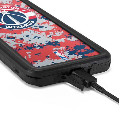 NBA Washington Wizards Camo Digi Galaxy S20 Waterproof Case