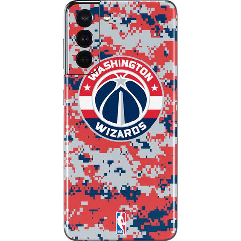 NBA Washington Wizards Camo Digi Galaxy S21 5G Skin