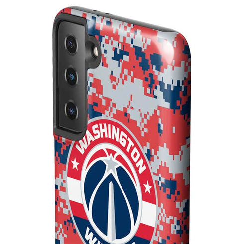 NBA Washington Wizards Camo Digi Galaxy S21 FE Pro Case