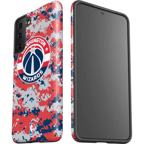 NBA Washington Wizards Camo Digi Galaxy S21 FE Pro Case