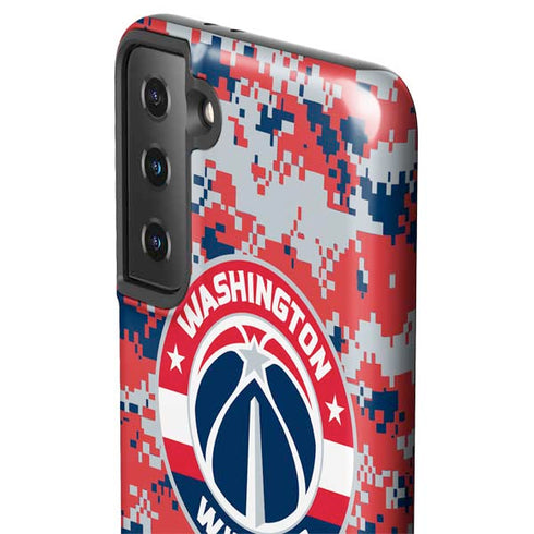 NBA Washington Wizards Camo Digi Galaxy S21 Plus 5G Pro Case
