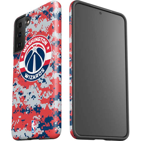 NBA Washington Wizards Camo Digi Galaxy S21 Plus 5G Pro Case