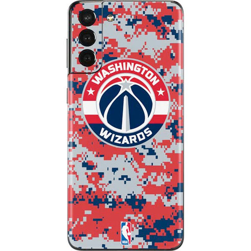 NBA Washington Wizards Camo Digi Galaxy S21 Plus 5G Skin