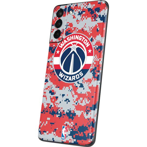 NBA Washington Wizards Camo Digi Galaxy S21 Plus 5G Skin