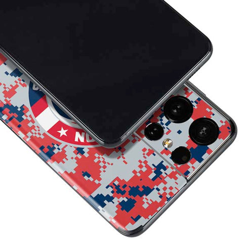 NBA Washington Wizards Camo Digi Galaxy S21 Ultra 5G Skin