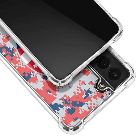 NBA Washington Wizards Camo Digi Galaxy S22 Clear Case