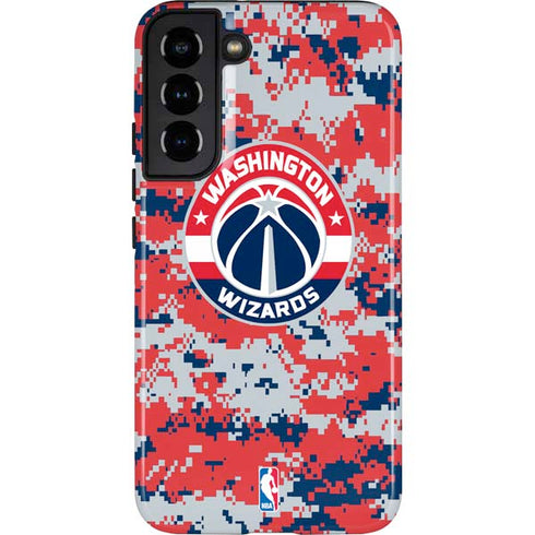 NBA Washington Wizards Camo Digi Galaxy S22 Plus Pro Case
