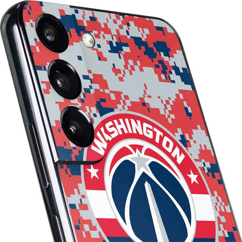 NBA Washington Wizards Camo Digi Galaxy S22 Plus Skin