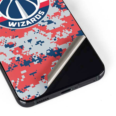 NBA Washington Wizards Camo Digi Galaxy S22 Plus Skin