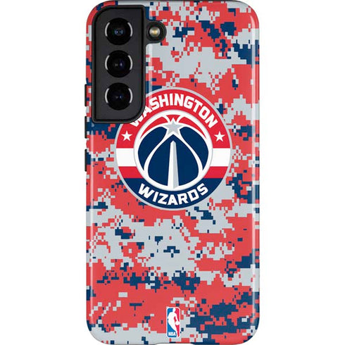 NBA Washington Wizards Camo Digi Galaxy S22 Pro Case