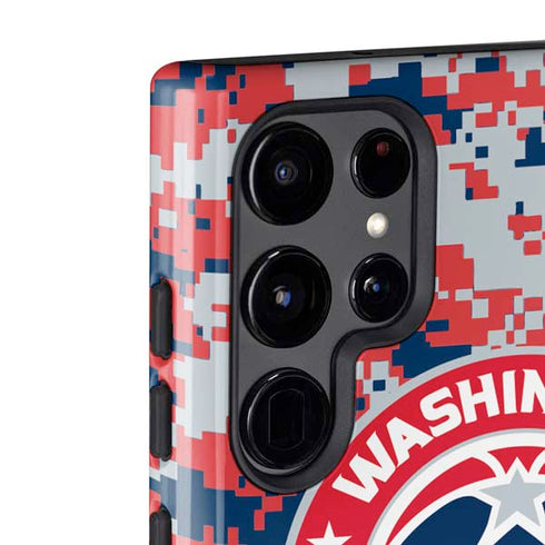 NBA Washington Wizards Camo Digi Galaxy S22 Ultra Pro Case