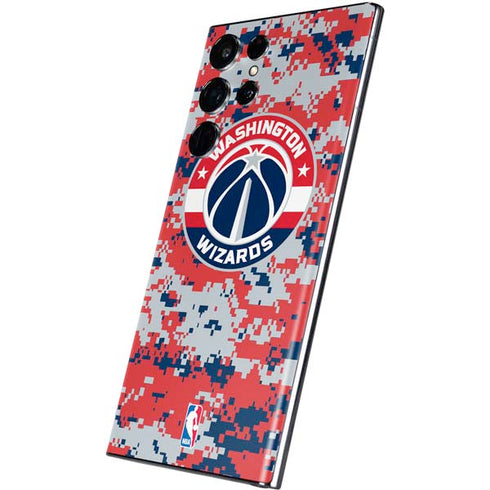 NBA Washington Wizards Camo Digi Galaxy S22 Ultra Skin