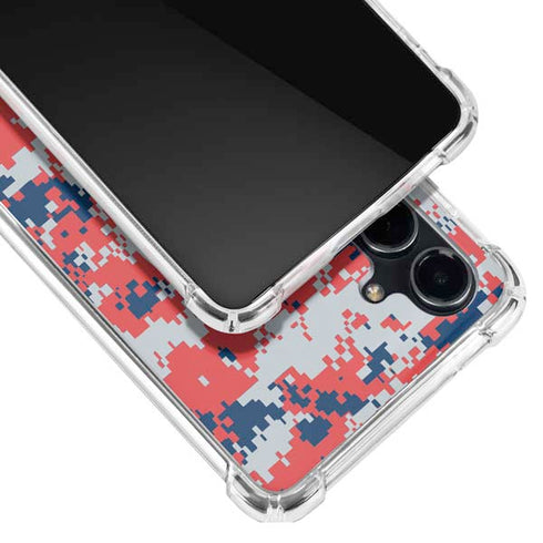 NBA Washington Wizards Camo Digi Galaxy S23 FE Clear Case