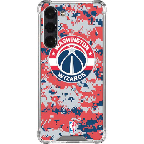 NBA Washington Wizards Camo Digi Galaxy S23 Plus Clear Case