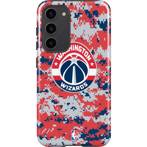 NBA Washington Wizards Camo Digi Galaxy S23 Plus Pro Case