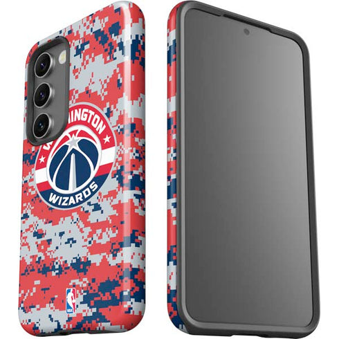 NBA Washington Wizards Camo Digi Galaxy S23 Plus Pro Case